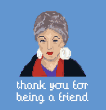 charlene pearson reccomend Thank You For Being A Friend Gif