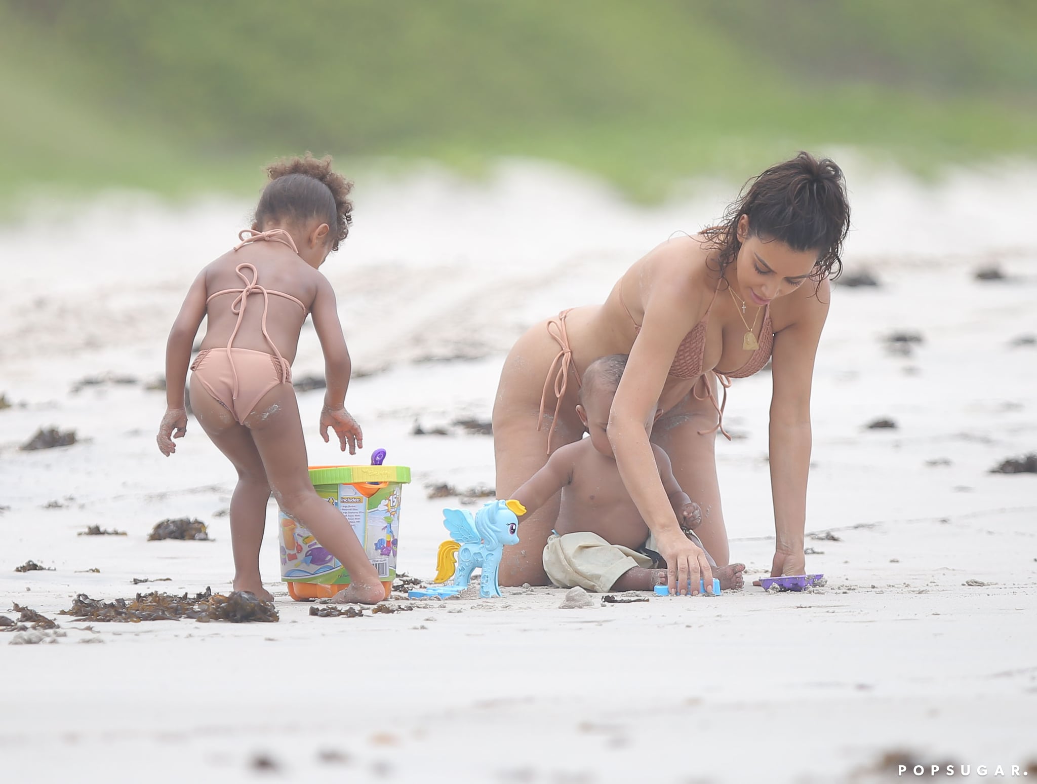 Nude Family Beach Sex green bikini