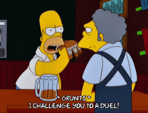 Best of Challenge you to a duel gif