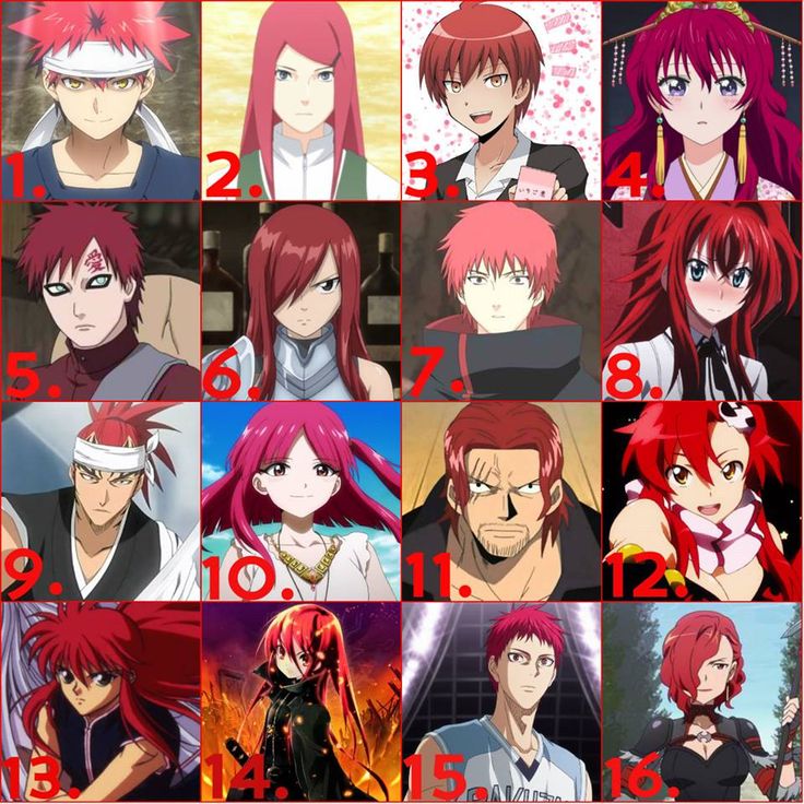 Best of Anime with red hair guy