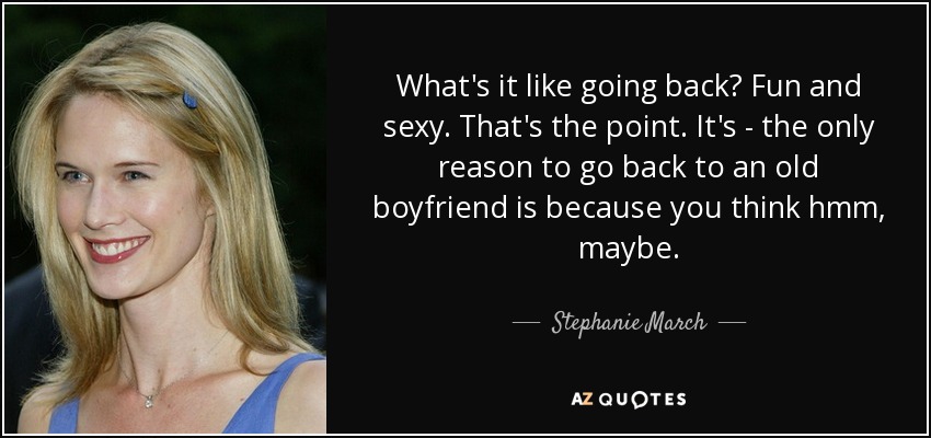 clifford tamayo reccomend stephanie march sexy pic