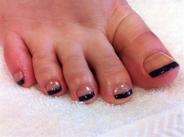 dayna barkley reccomend French Nails On Toes
