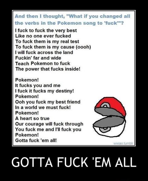 Best of Pokemon gotta fuck em all