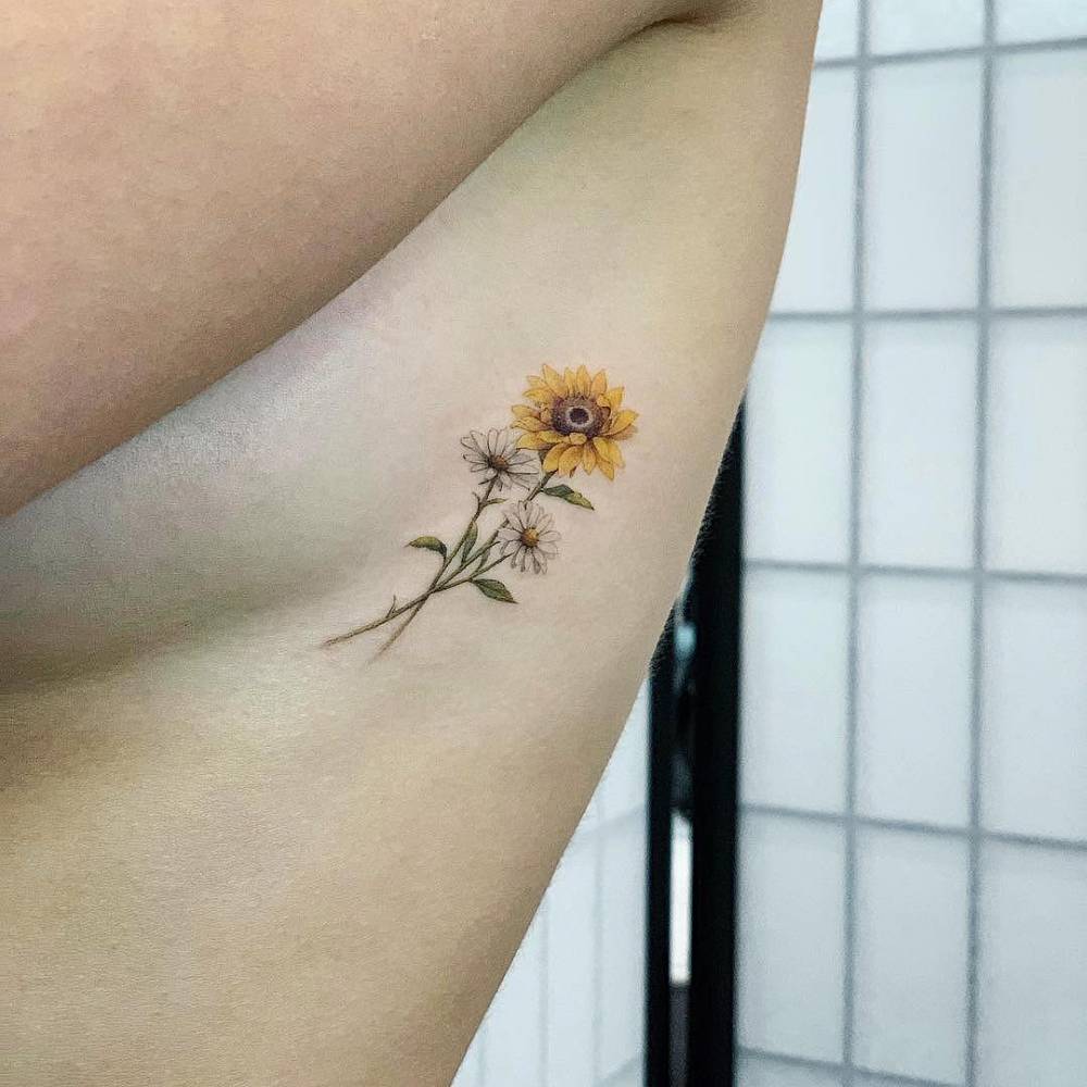 avery fredericks reccomend Tiny Black Eyed Susan Tattoo