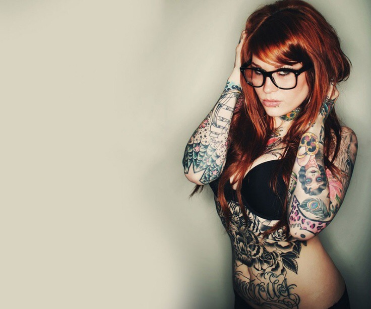anita manley add hot redhead with tattoos photo