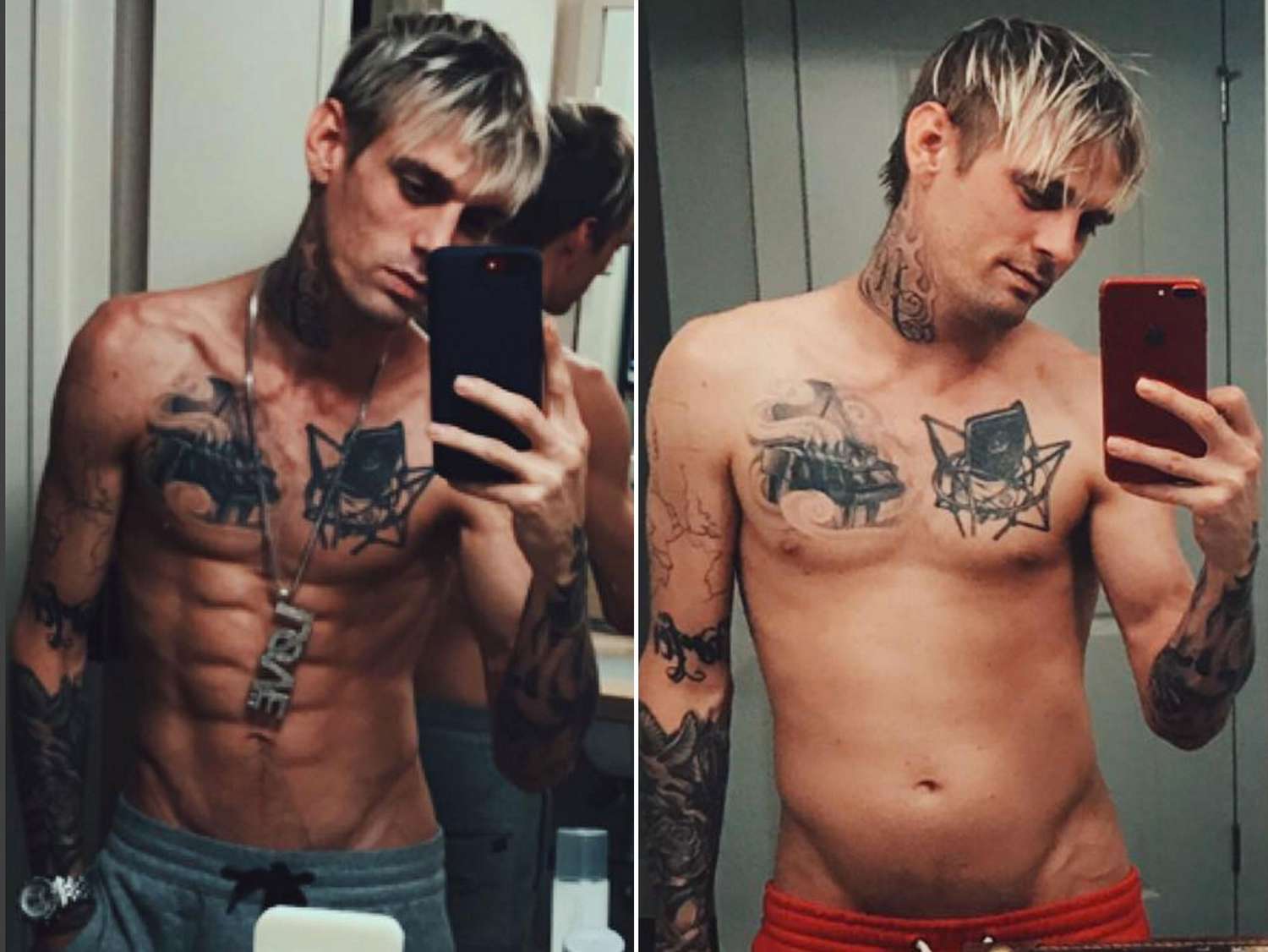 Aaron Carter Only Fans chat messenger
