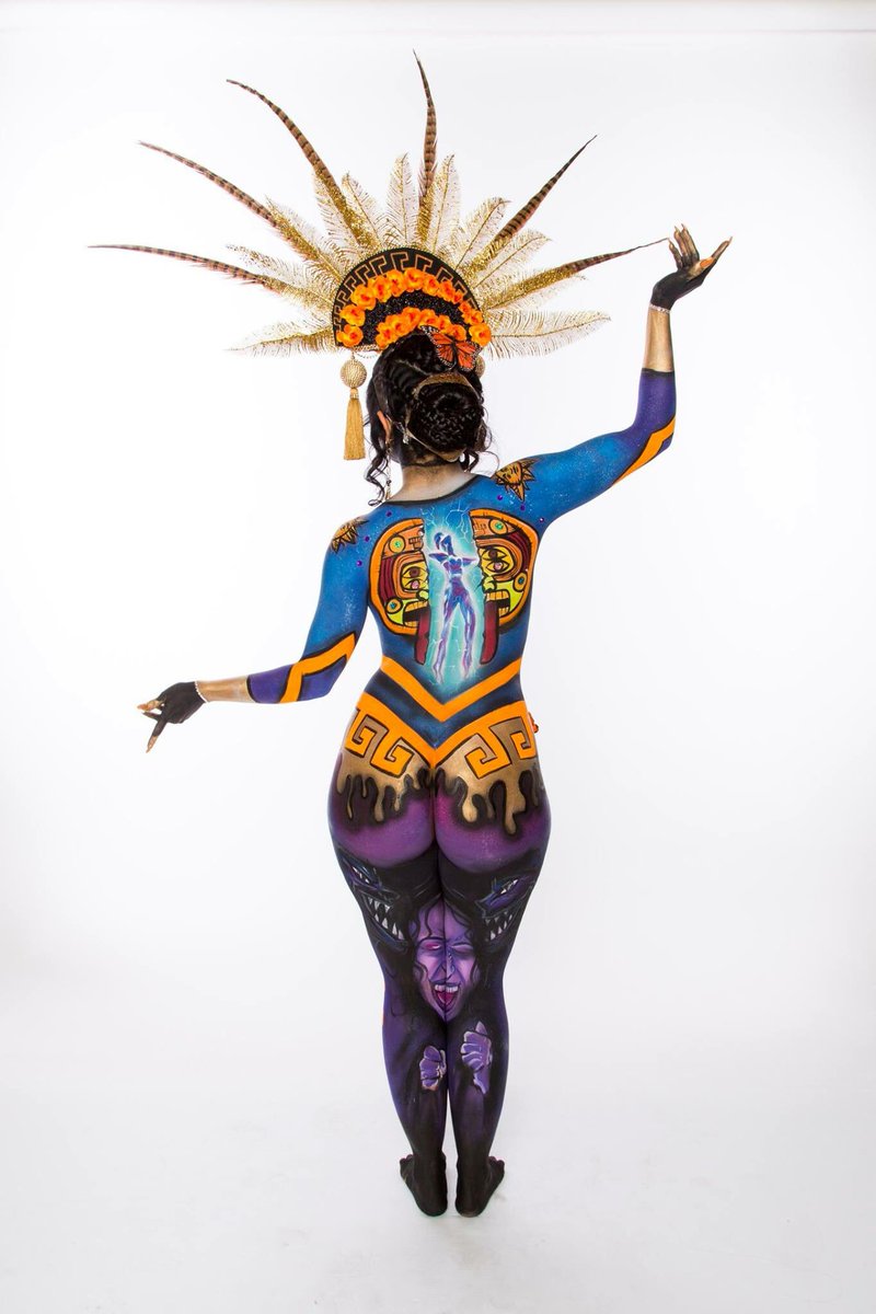 crystal justice reccomend Body Painting A La Azteca