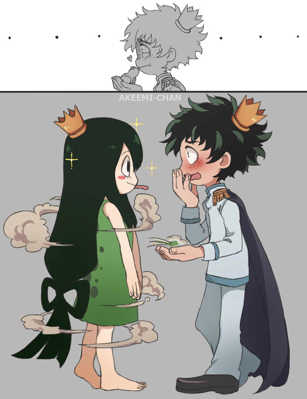 adrian kerr reccomend deku x asui pic