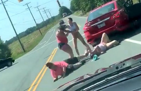 real girl street fights