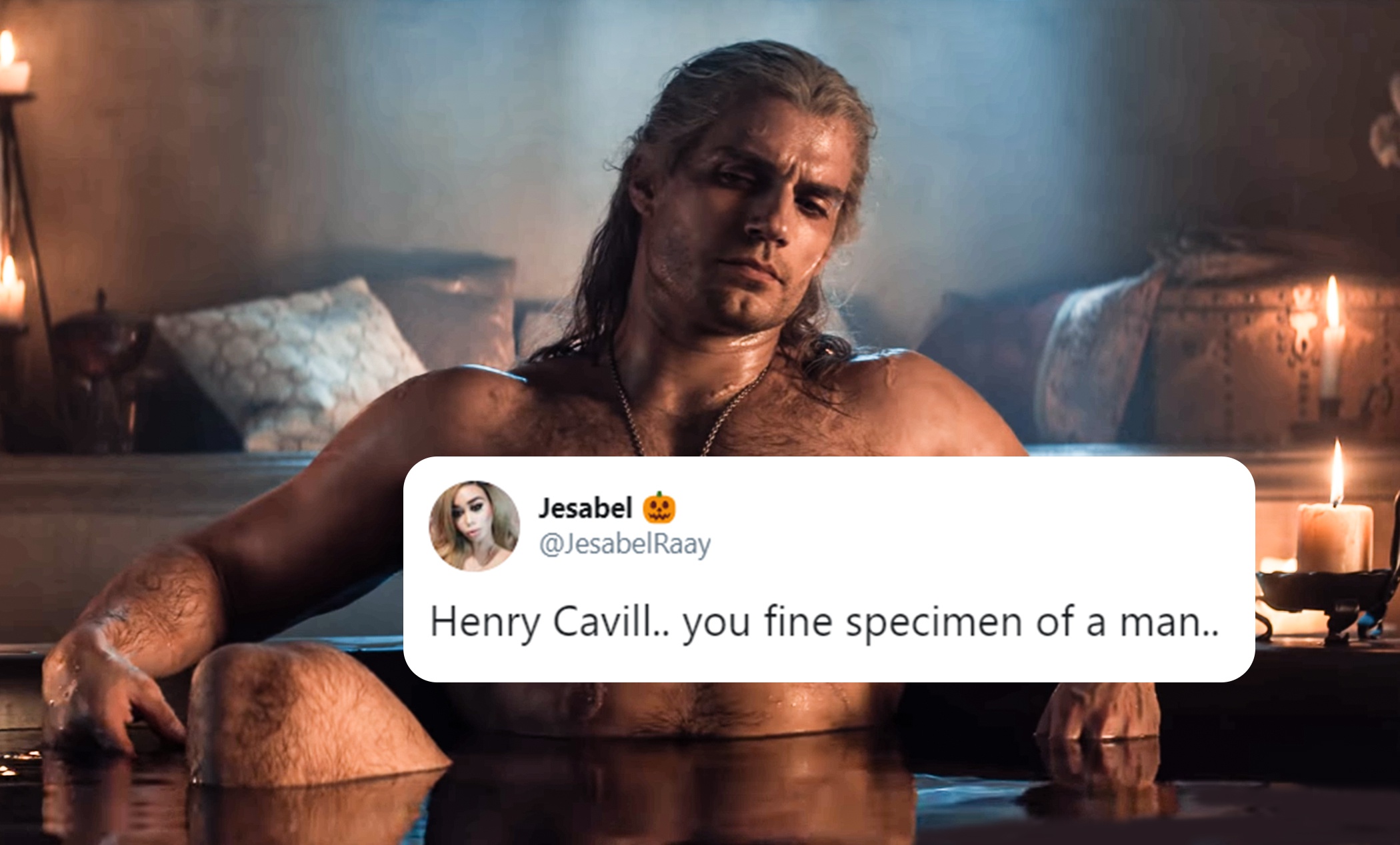 Henry Cavill Sex Scene getting touched