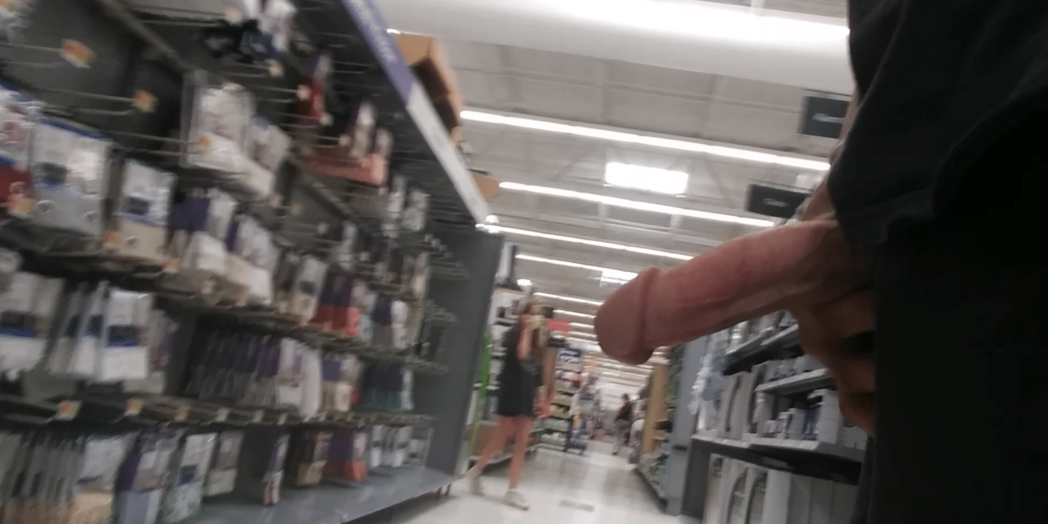 flashing at walmart pics