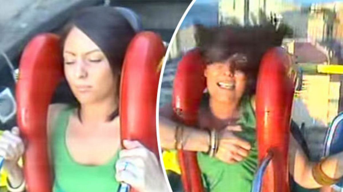 clara sanders reccomend Slingshot Ride Boobs Fall Out