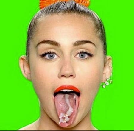 Miley Cyrus Cum Face mi madrastra