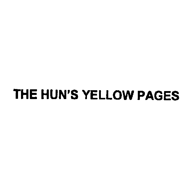 the huns yellow page s