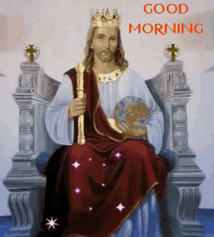 Good Morning Jesus Gif any one