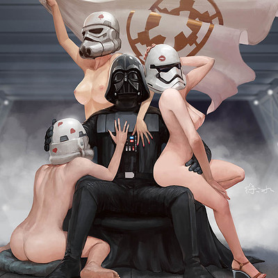 star wars fan art naked