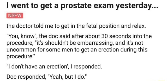 alena morgan reccomend Came During Prostate Exam