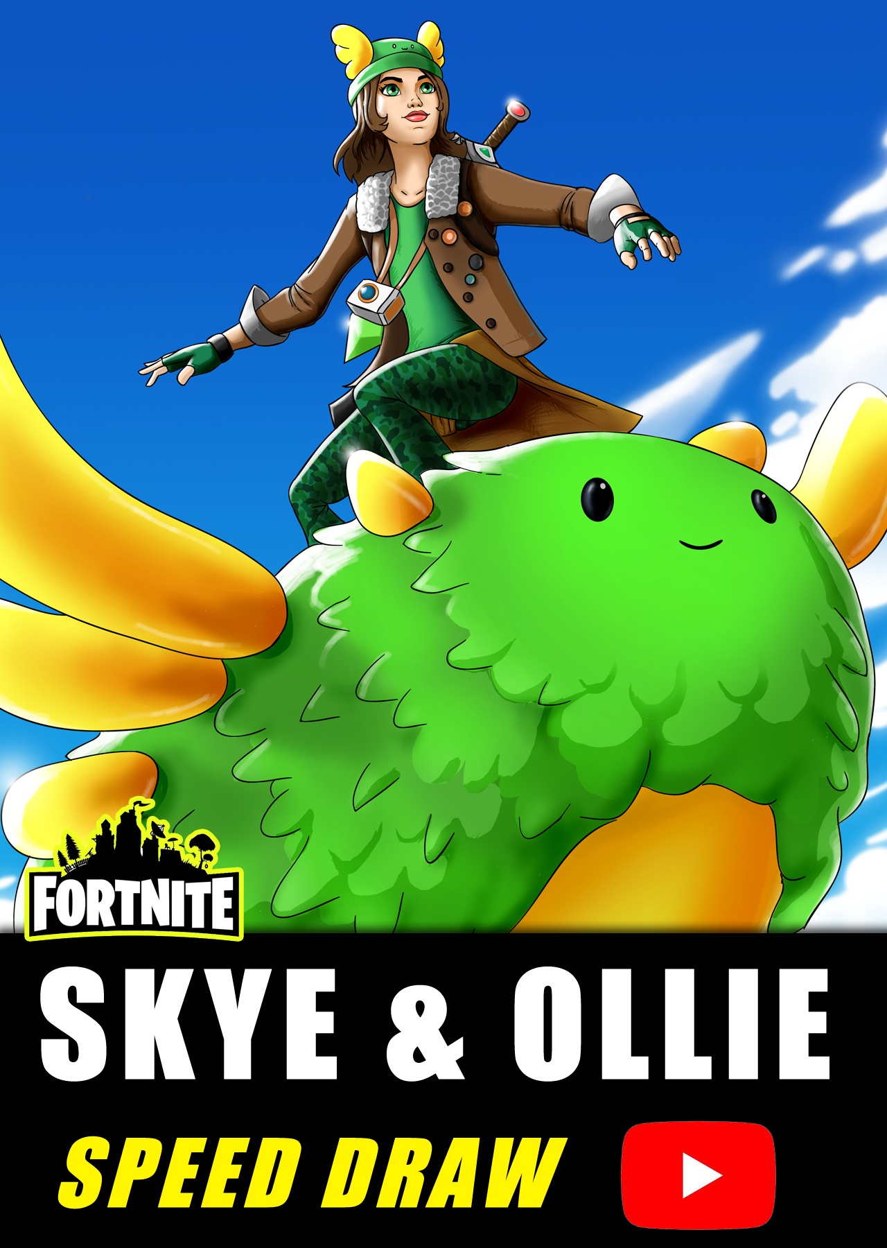 brittany ladd share how to draw skye fortnite photos