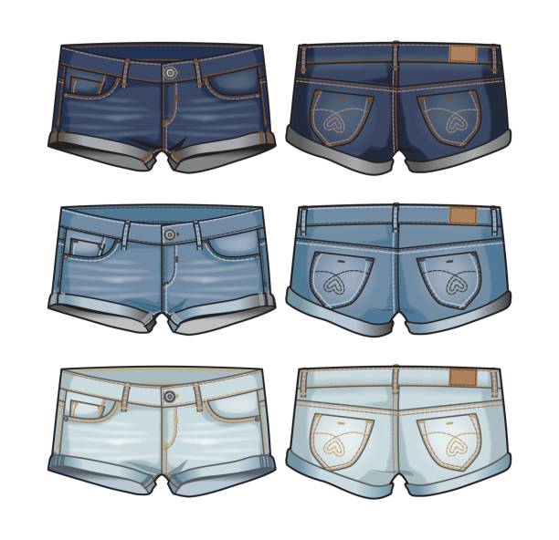 pictures of jean shorts
