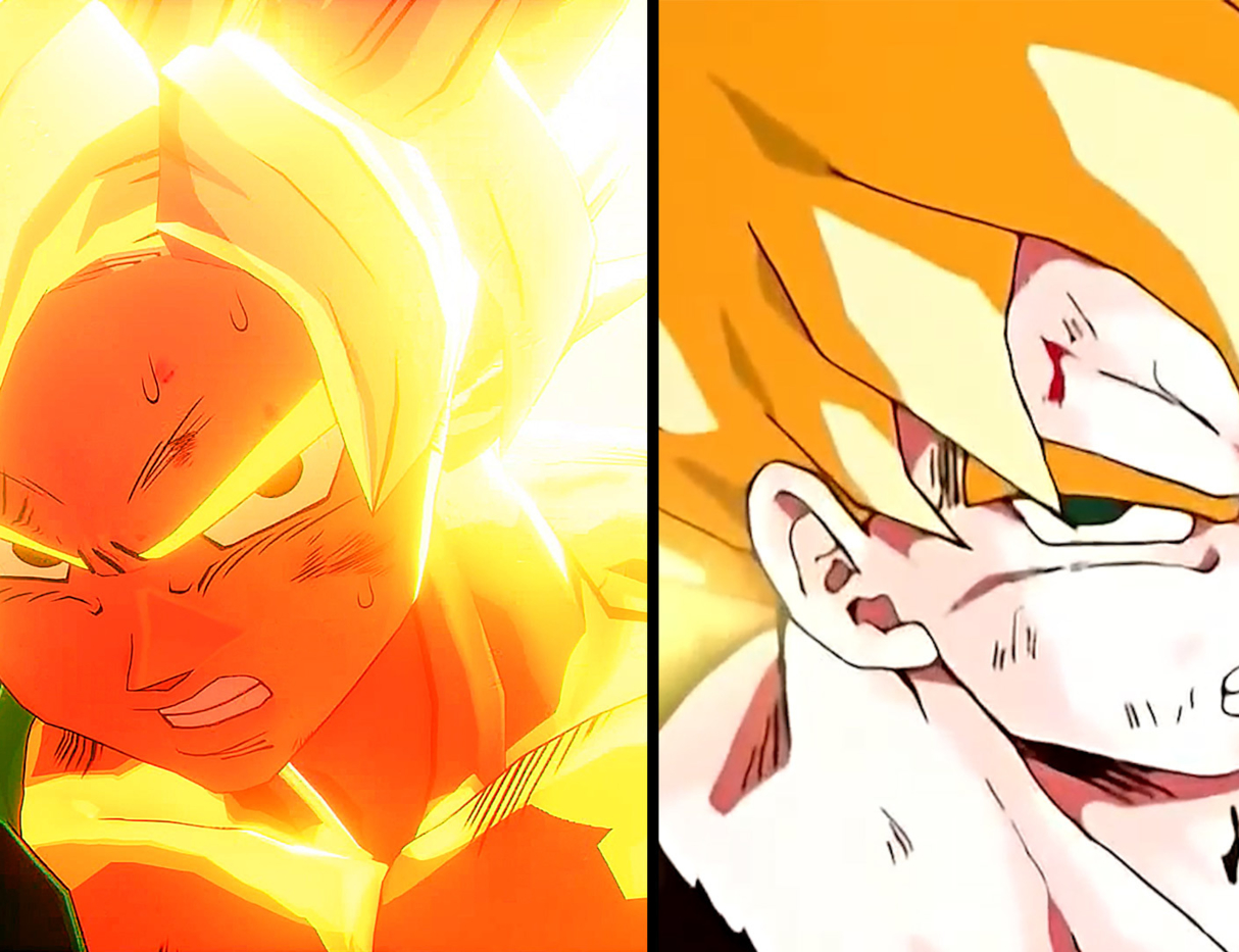 Best of Goku turns super saiyan
