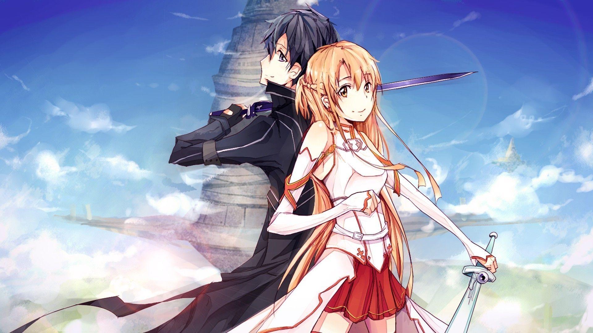 Best of Sword art online kirito and asuna wallpaper