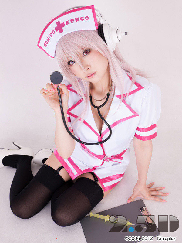 danny simeon share super sonico nurse cosplay photos
