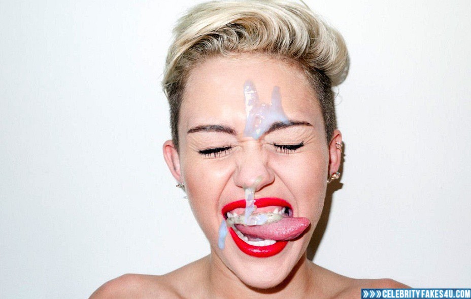 carol scobie reccomend Miley Cyrus Cum Face