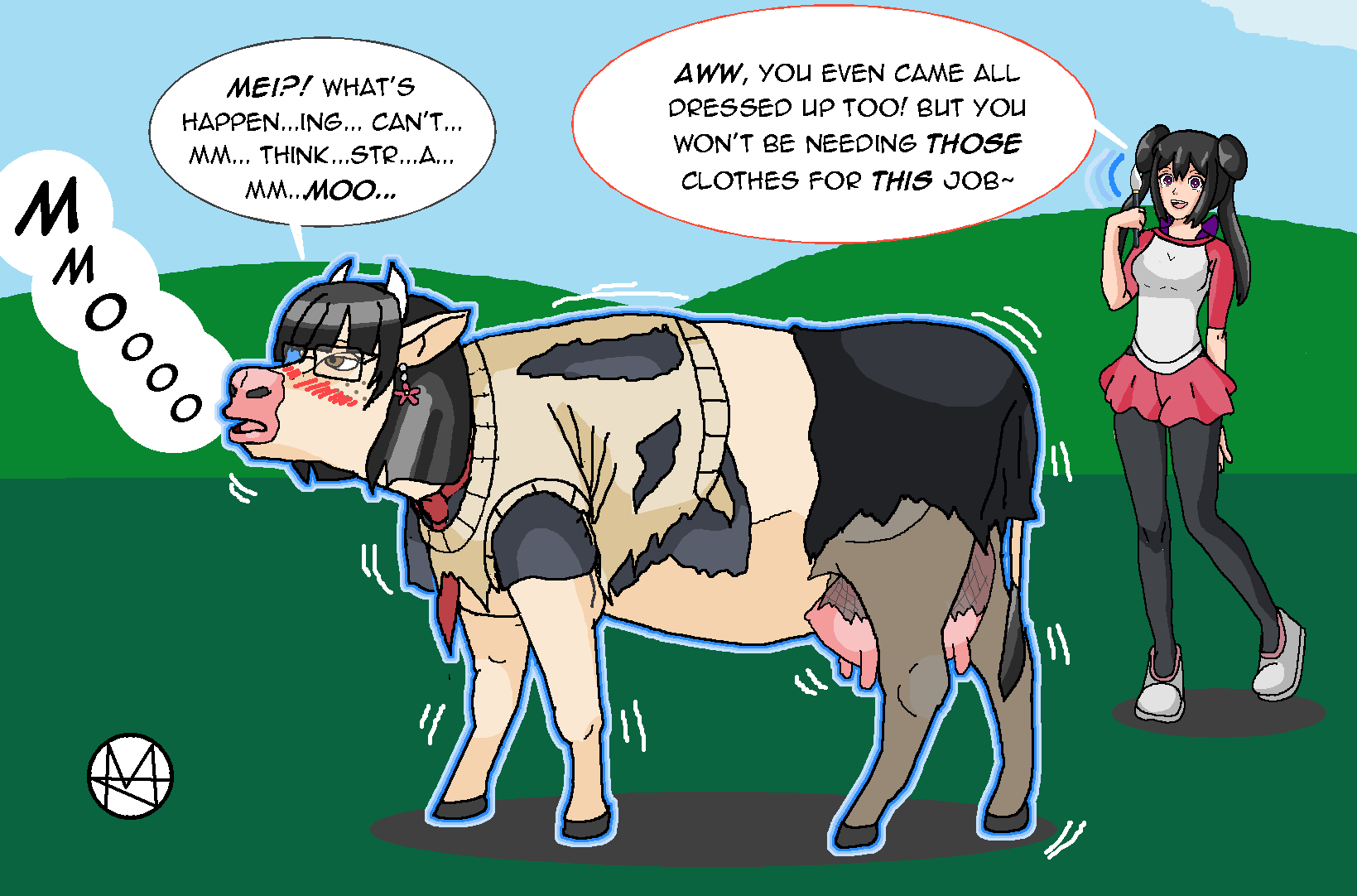destiny douglas reccomend Girls Turning Into Cows
