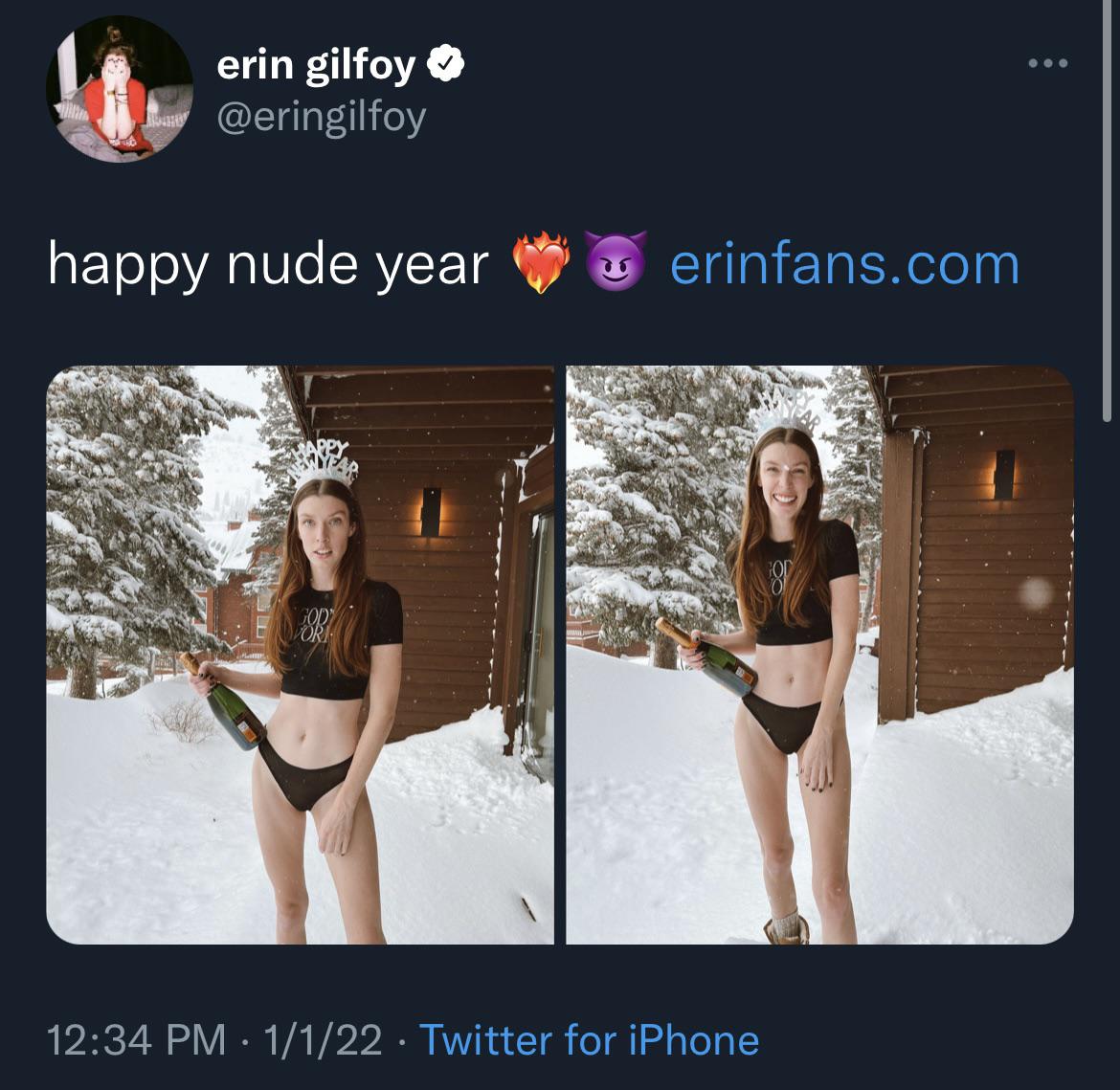 dani mcbride reccomend Erin Gilfoy Nude