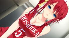 hot red haired anime girl