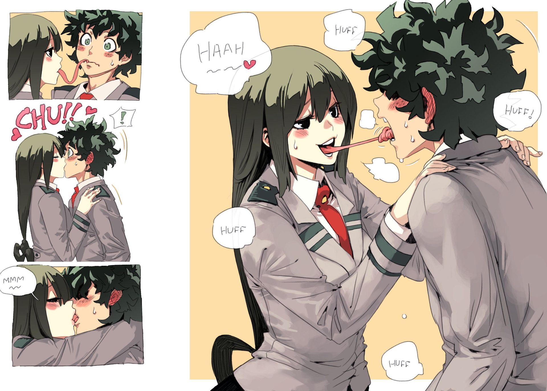 deku x asui