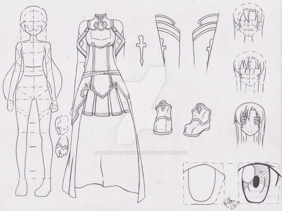 dan brener reccomend How To Draw Asuna
