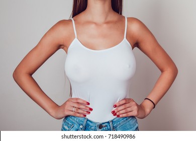 disha madan reccomend fake boobs tank top pic