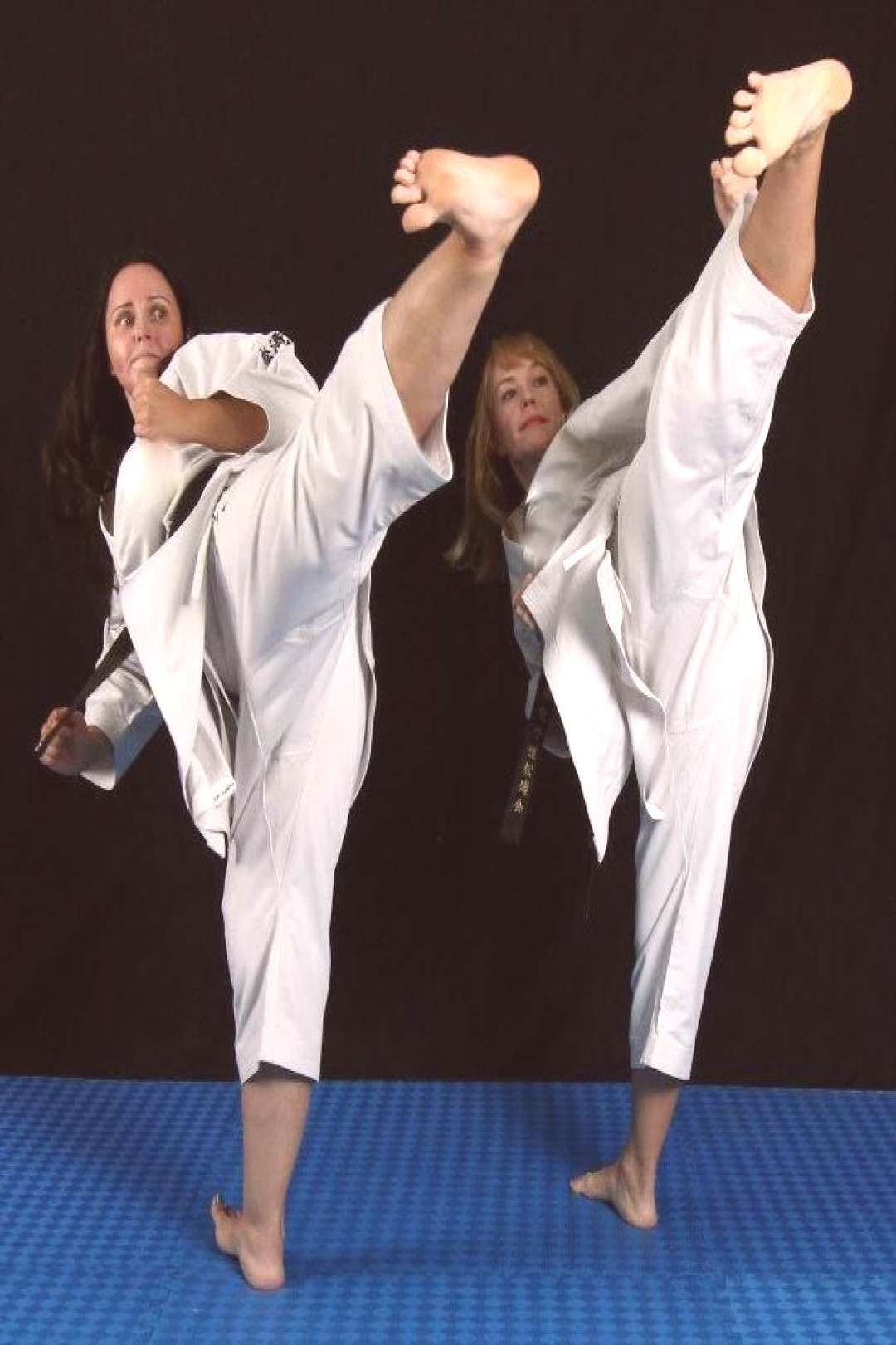 Best of Female karate face kick