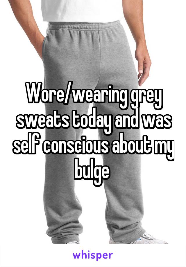 aaron ransom reccomend grey sweatpants bulge pic