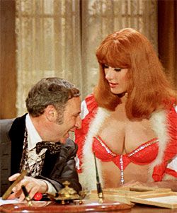 catherine laws add hot redhead in blazing saddles photo