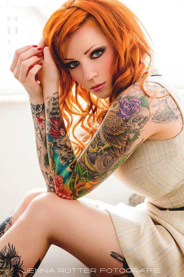 bruce stocker reccomend Hot Redhead With Tattoos