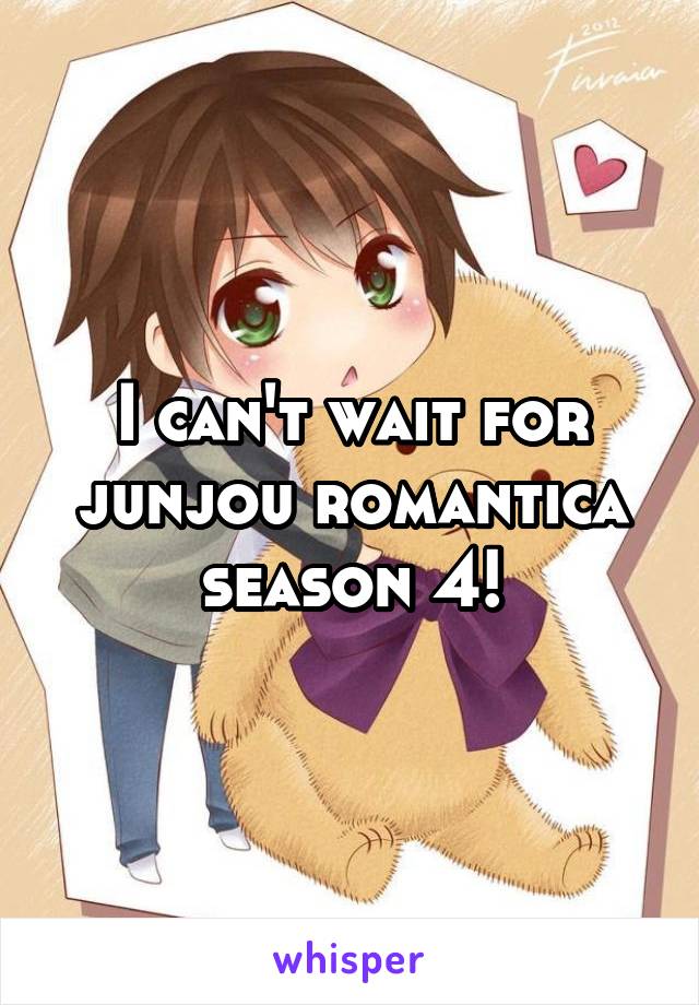 claire raby reccomend Junjou Romantica Season 4