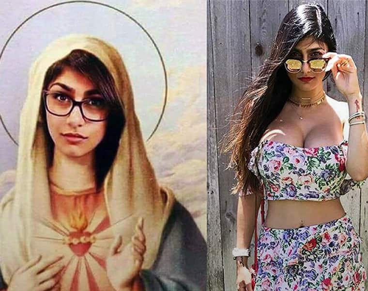 candace eason reccomend mia khalifa with virgin pic