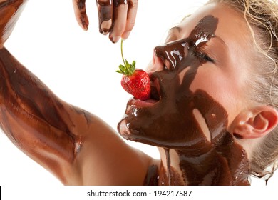 darcy dumba reccomend naked girls in chocolate pic