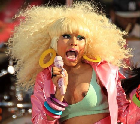 amanda reyher reccomend Nicki Minaj Nip Slips