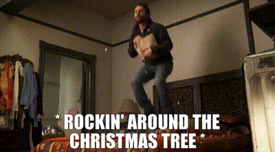 rockin around the christmas tree gif