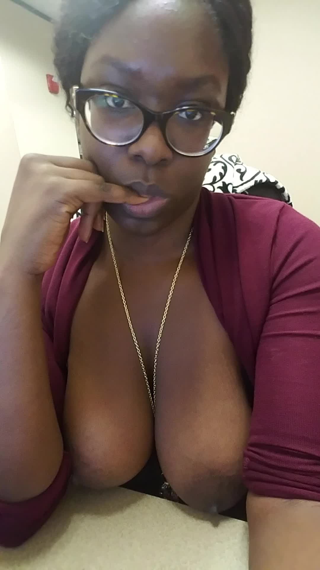 Showing Tits At Work fuck ass