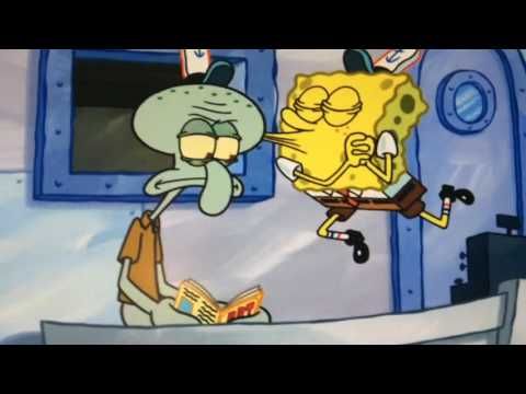 spongebob and squidward kissing