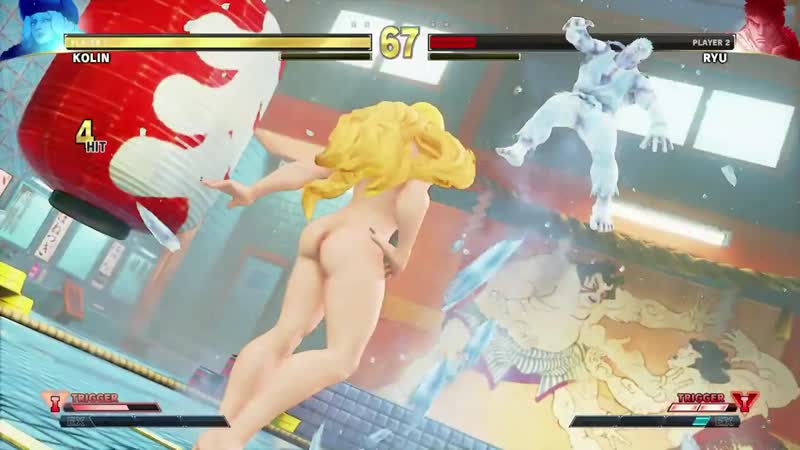 Street Fighter V Naked pussy whipping