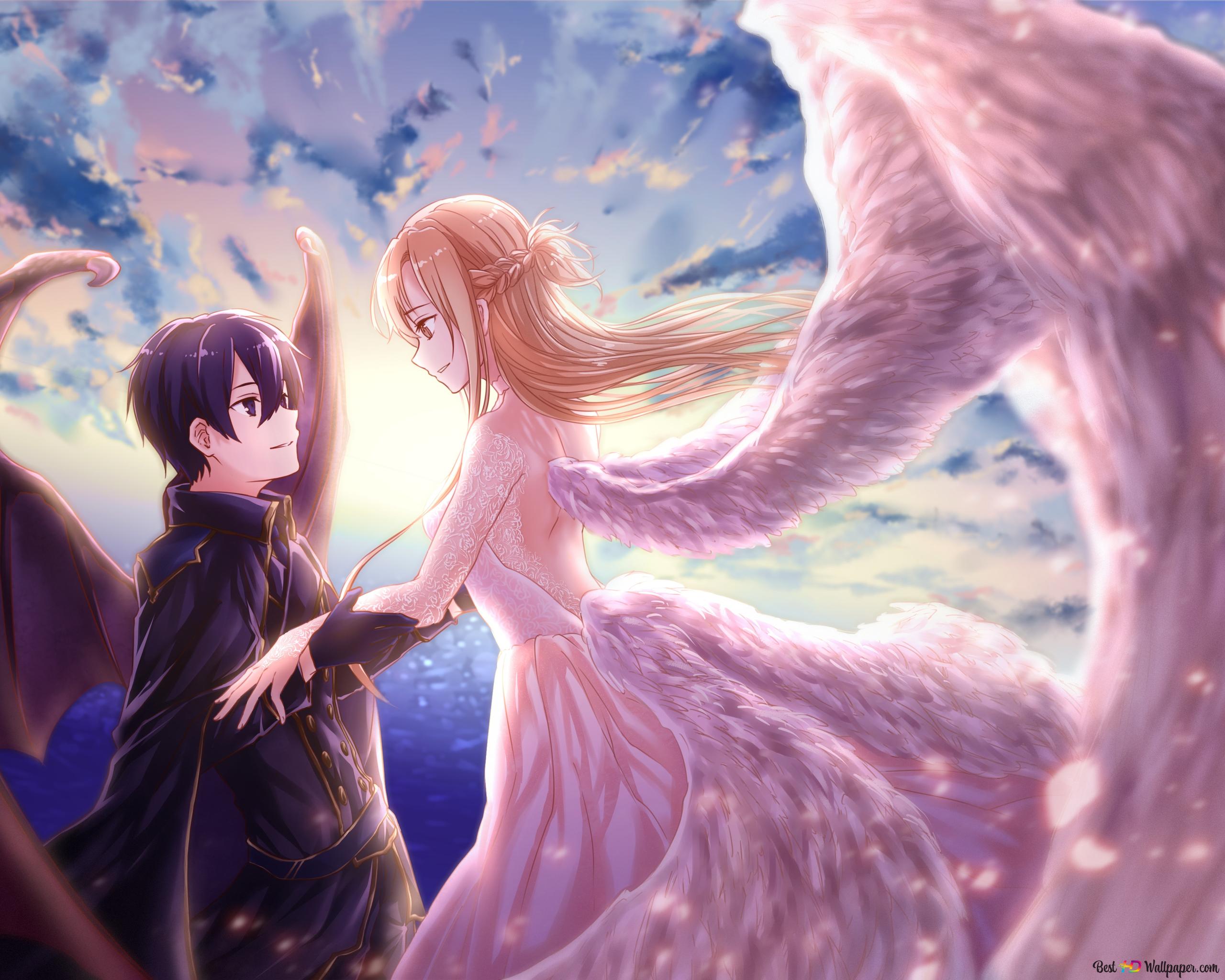 byron den hollander reccomend sword art online kirito and asuna wallpaper pic