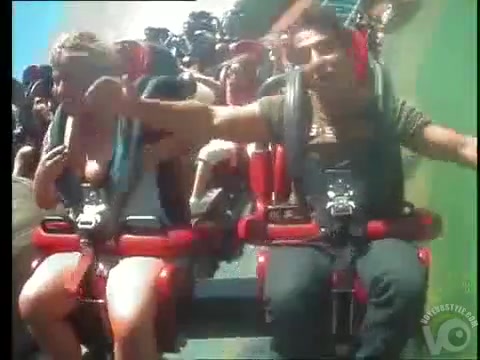 amanda jo hall reccomend tits out on roller coaster pic